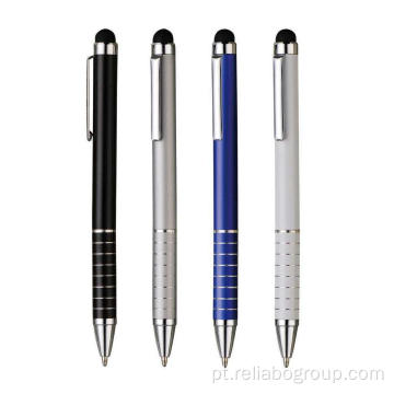 Canetas de tela sensível ao toque de metal Stylus Slim multicoloridas